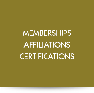 MembershipsAffiliationsCertifications